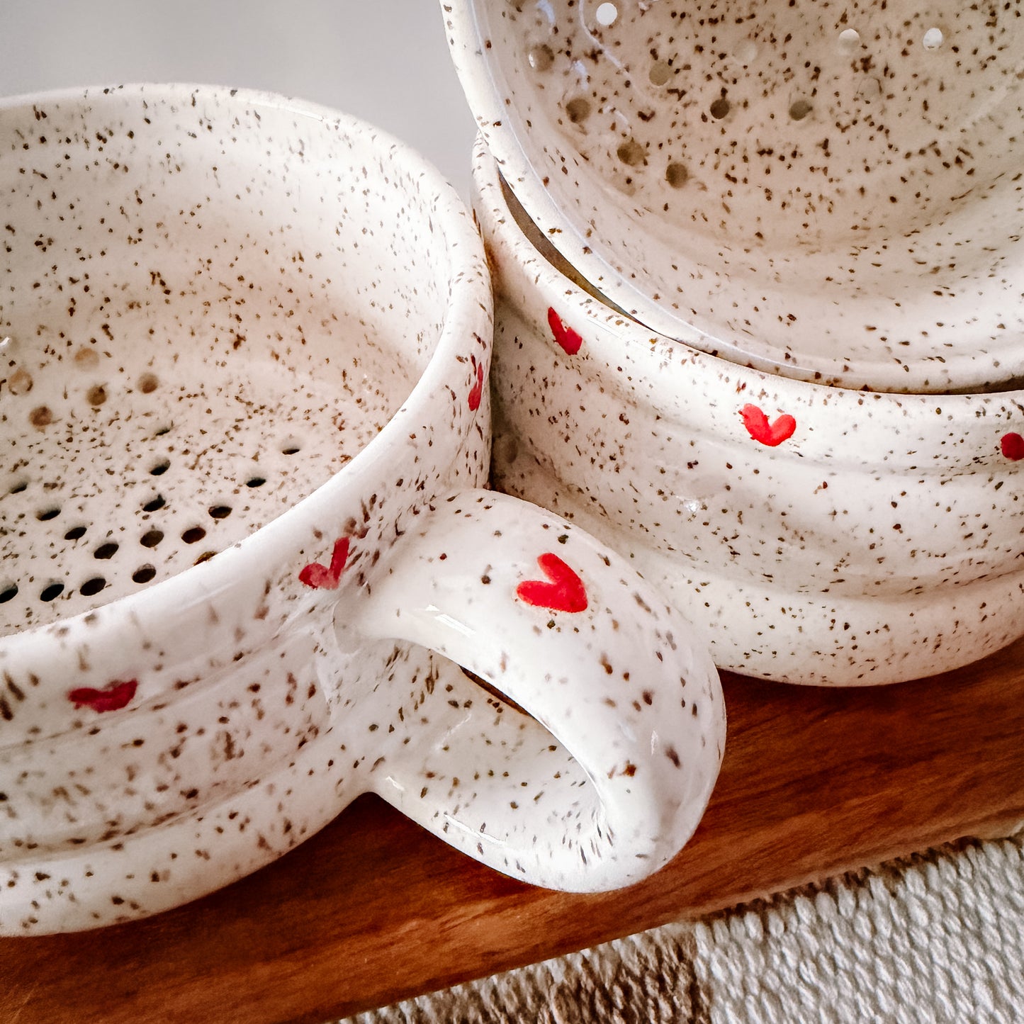 Speckled Heart Berry Bowl