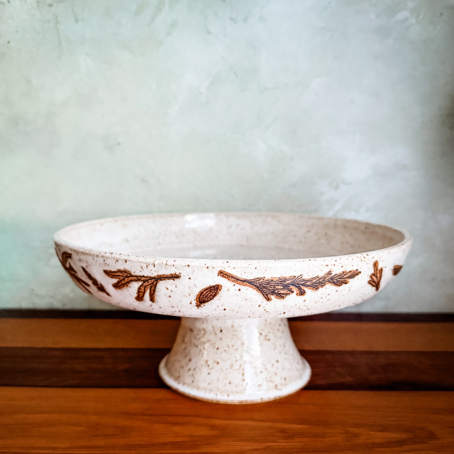 8" Floral Cake Stand