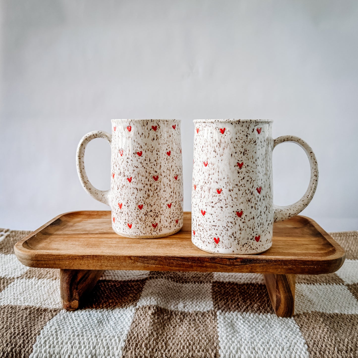 12oz Speckled Heart Mug