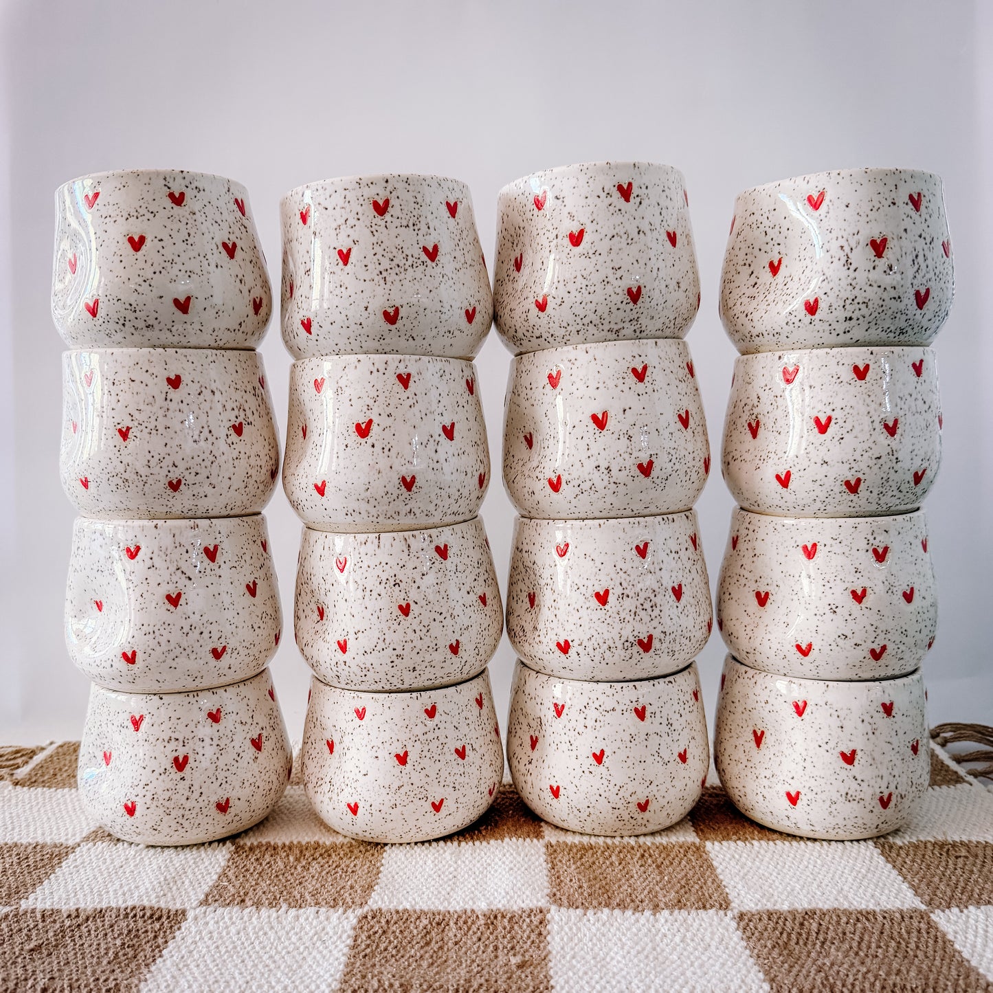 Speckled Heart Tumbler