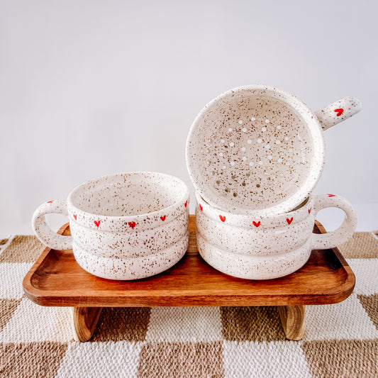 Speckled Heart Berry Bowl