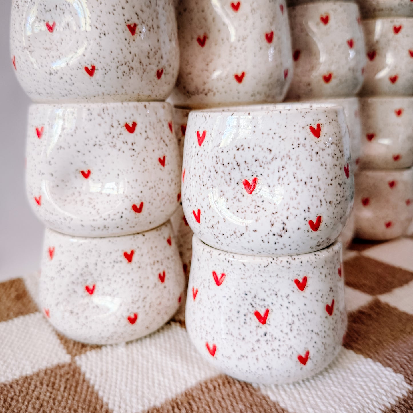 Speckled Heart Tumbler