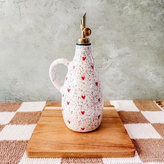 22oz  Baby Heart Oil Cruet