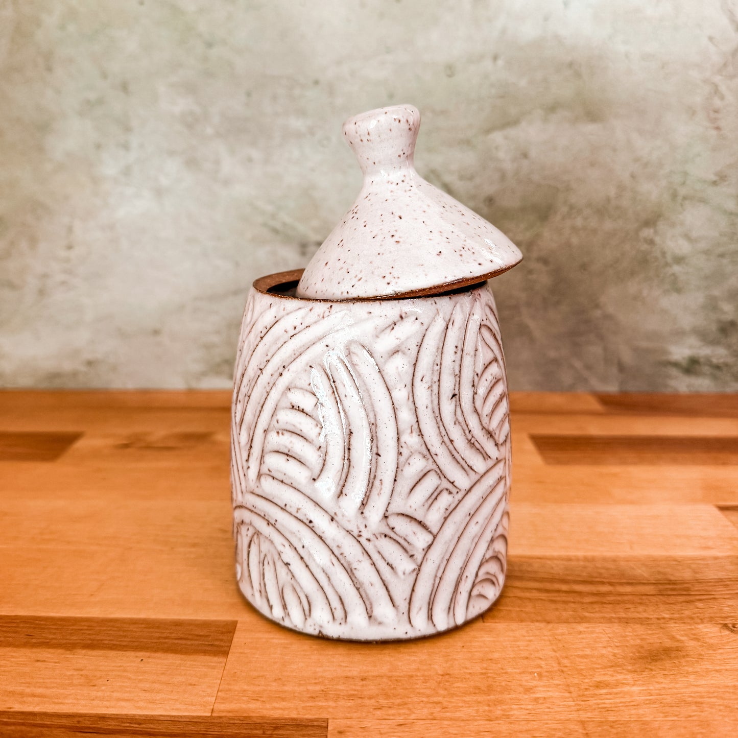 Speckled Swirl Pot