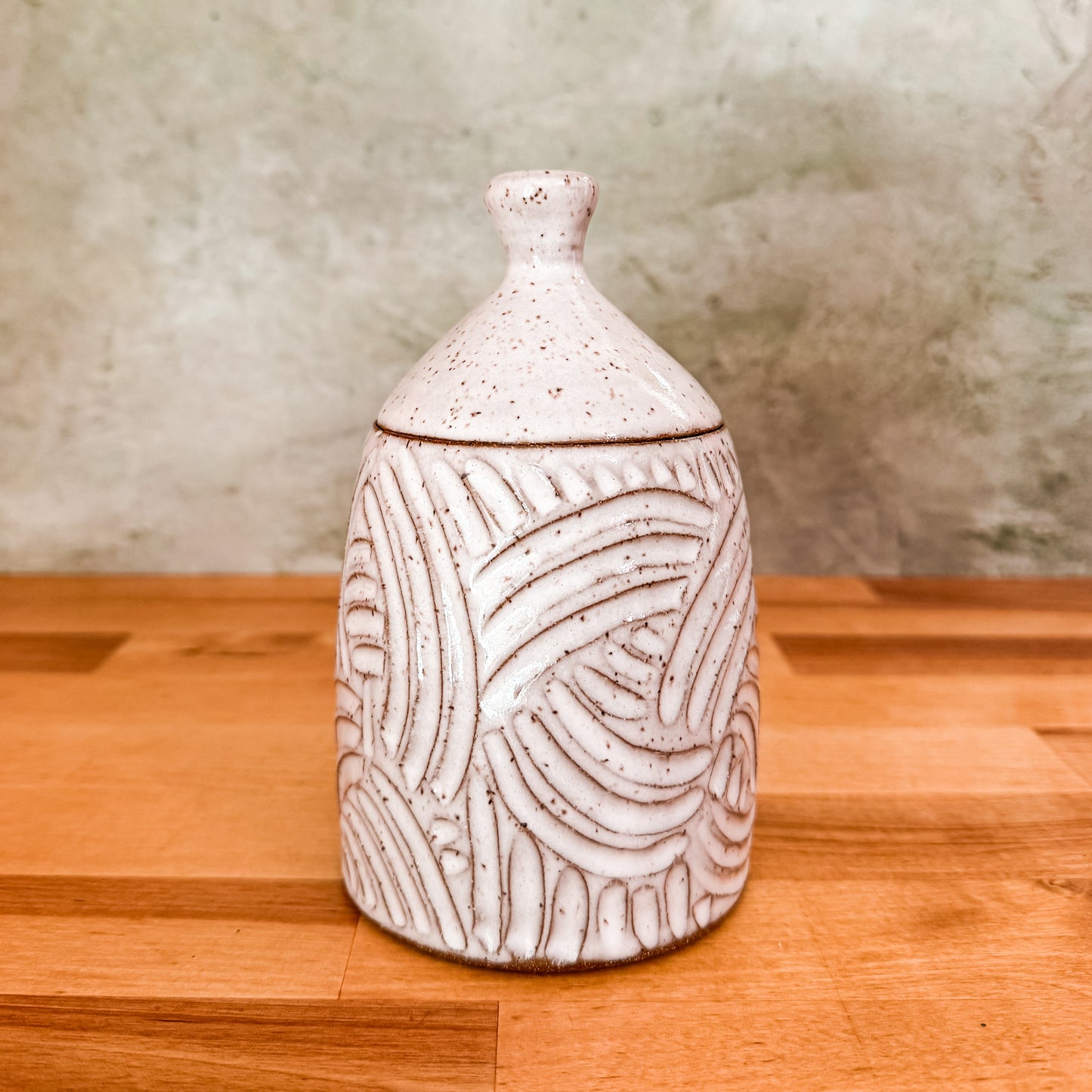 Speckled Swirl Pot