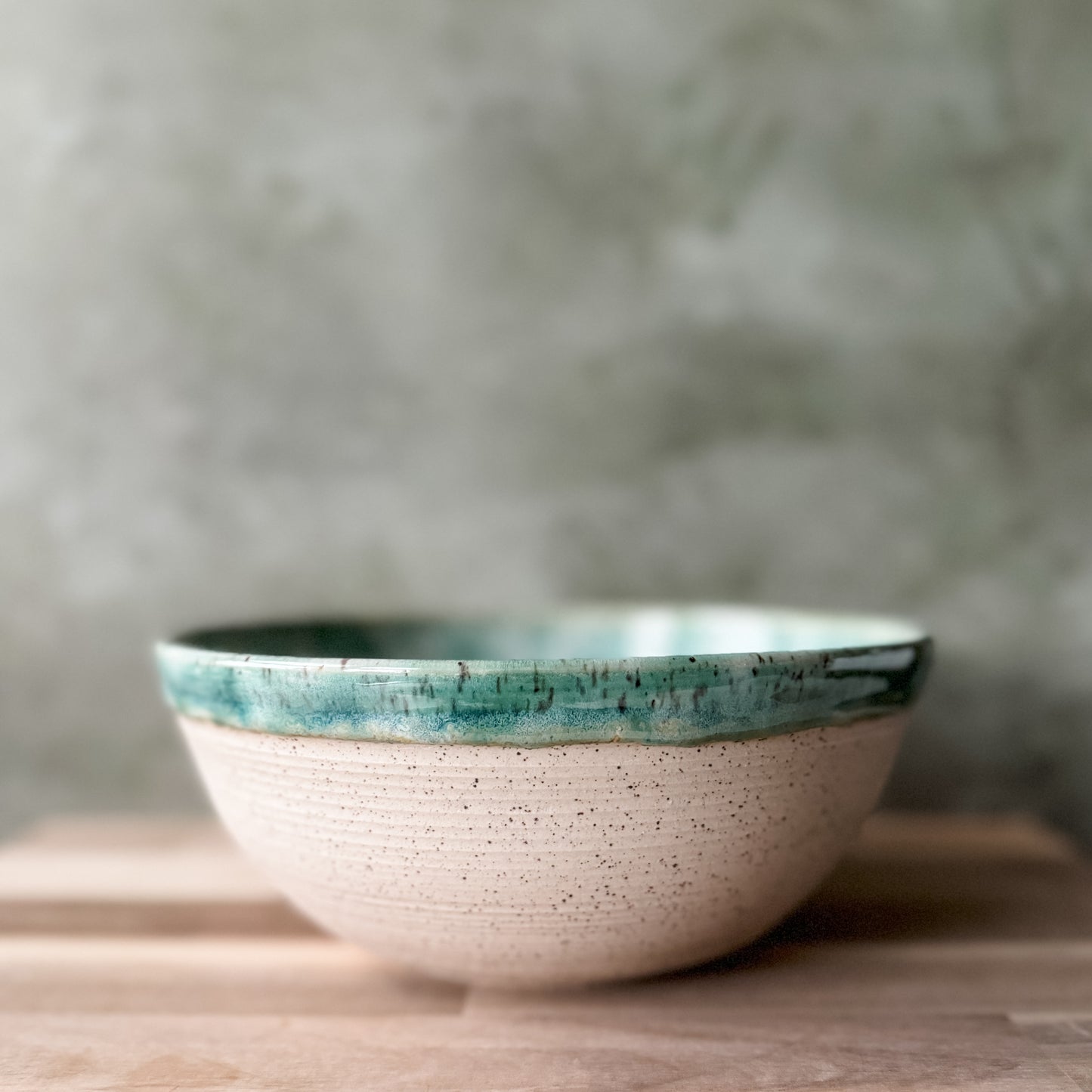 8" Turquoise Serving Bowl