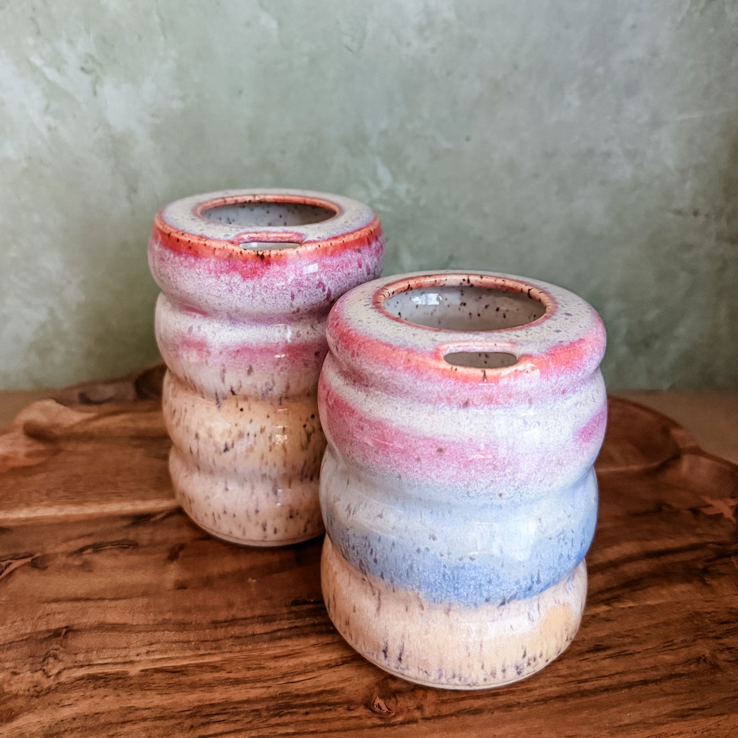 16oz Gradient Pink Bubble Tumbler