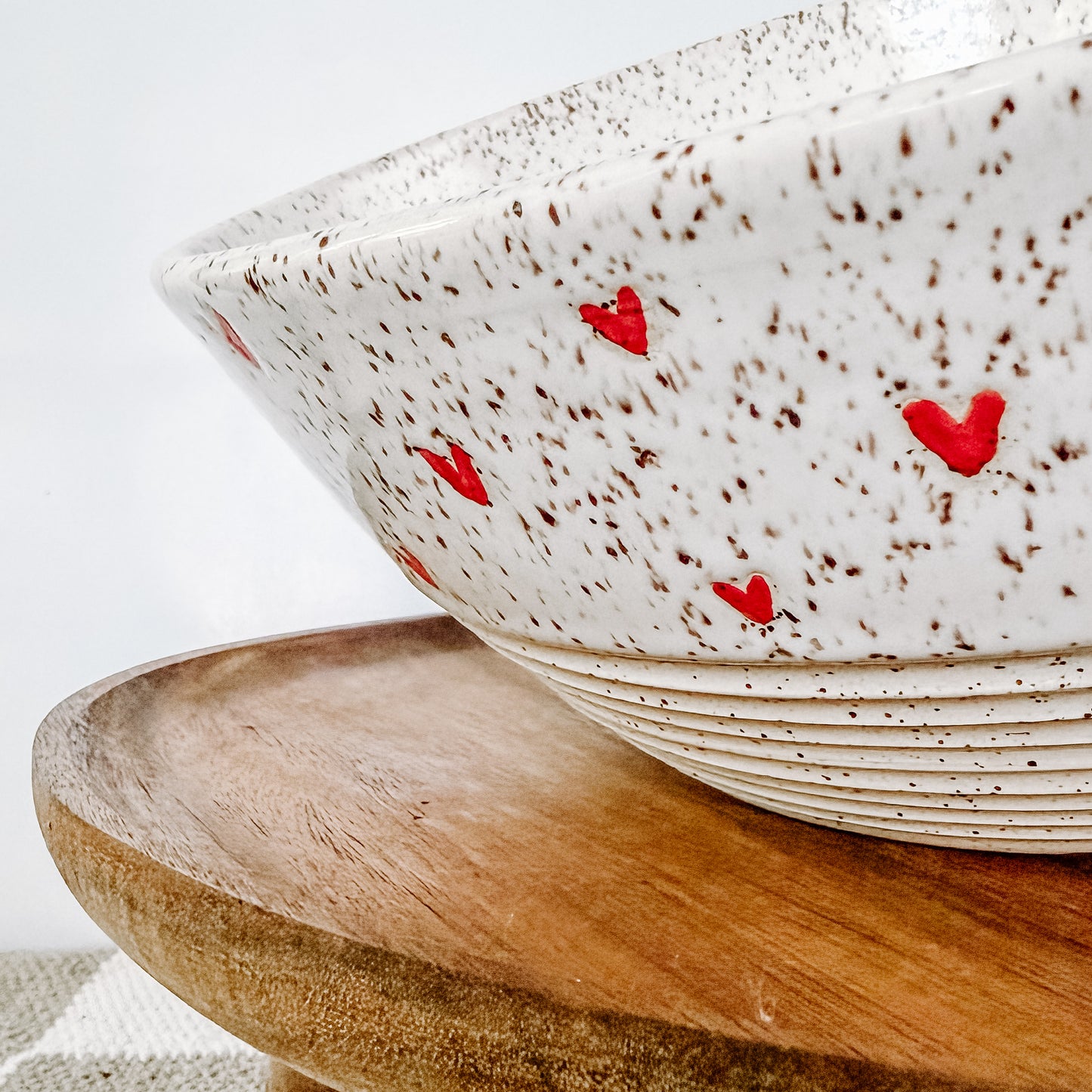 10.5" Baby Heart Serving Bowl