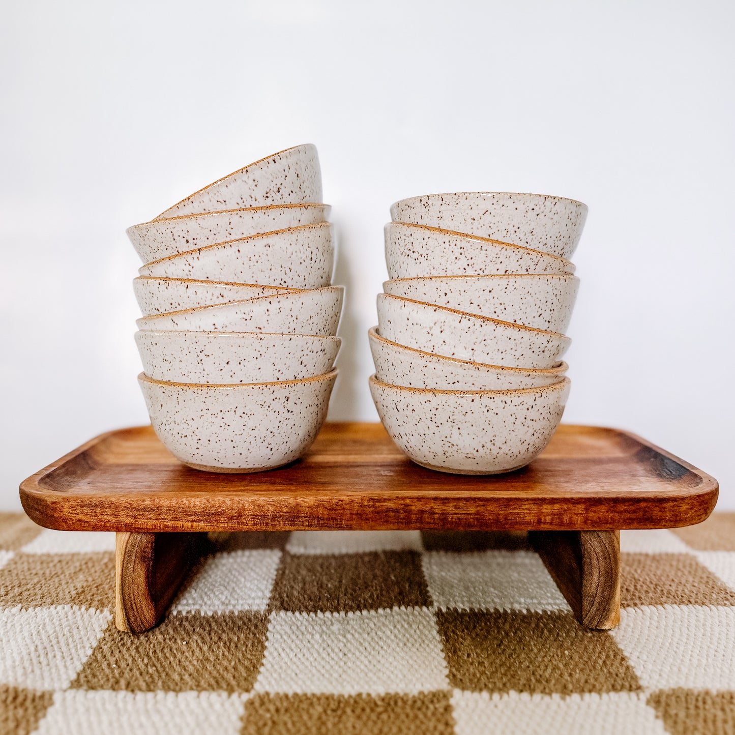 3" Raw Rim Speckled Ramekin
