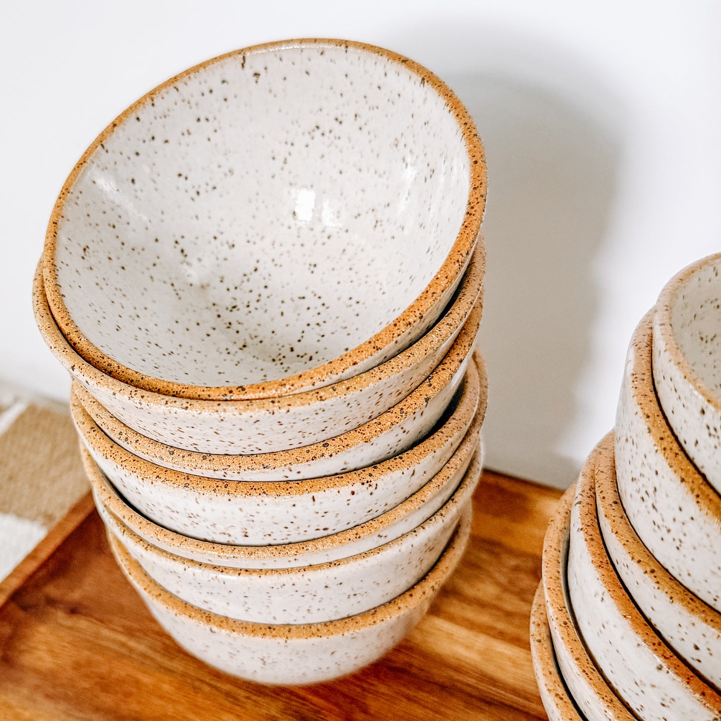 3" Raw Rim Speckled Ramekin