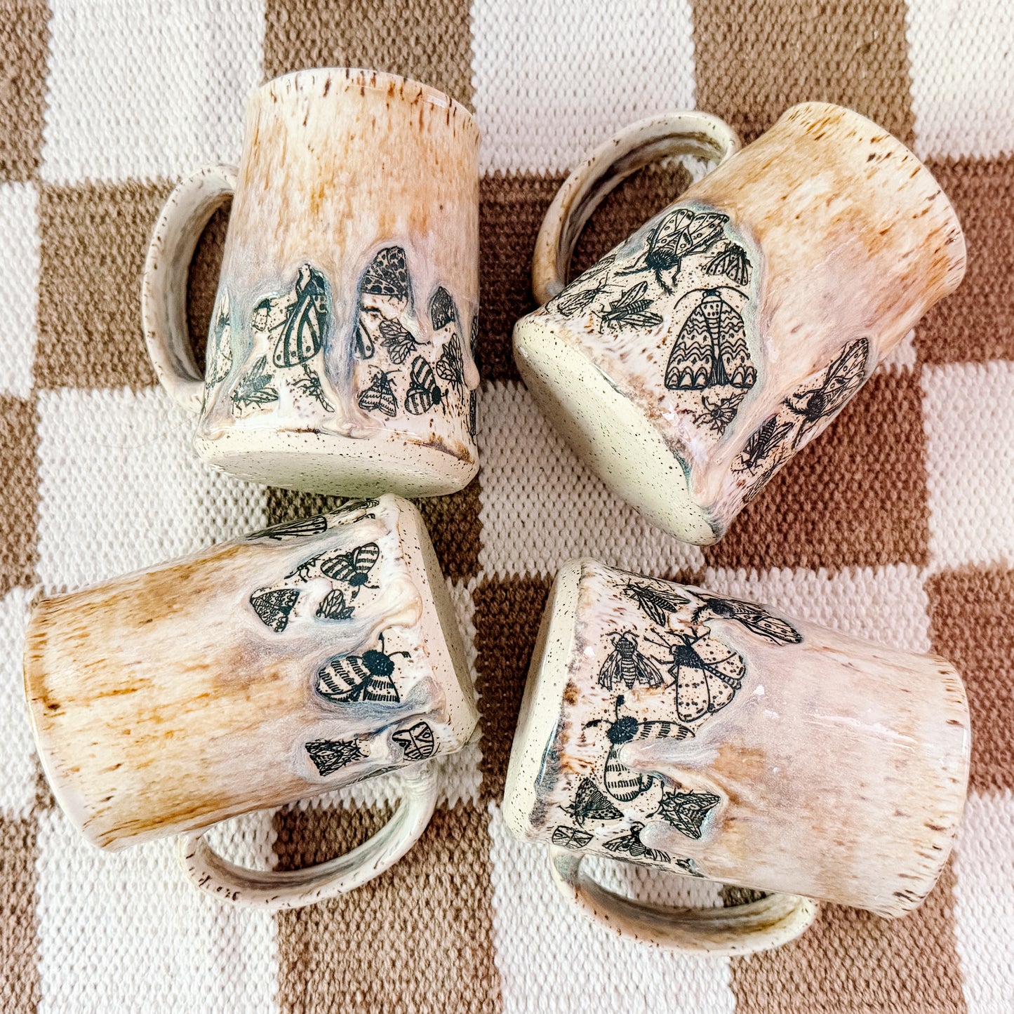 12oz Speckled Moth Mug