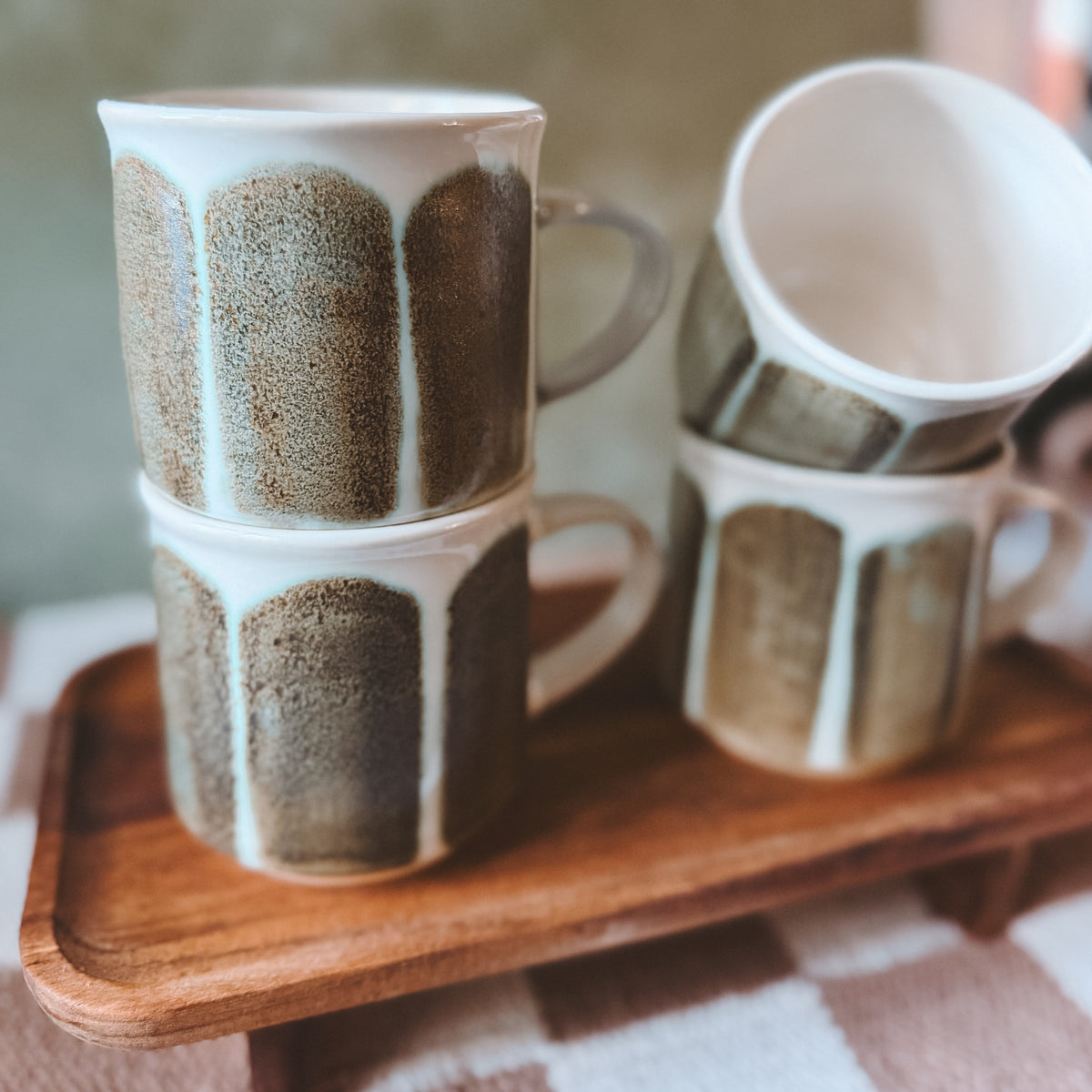 10oz Green Stripe Mug