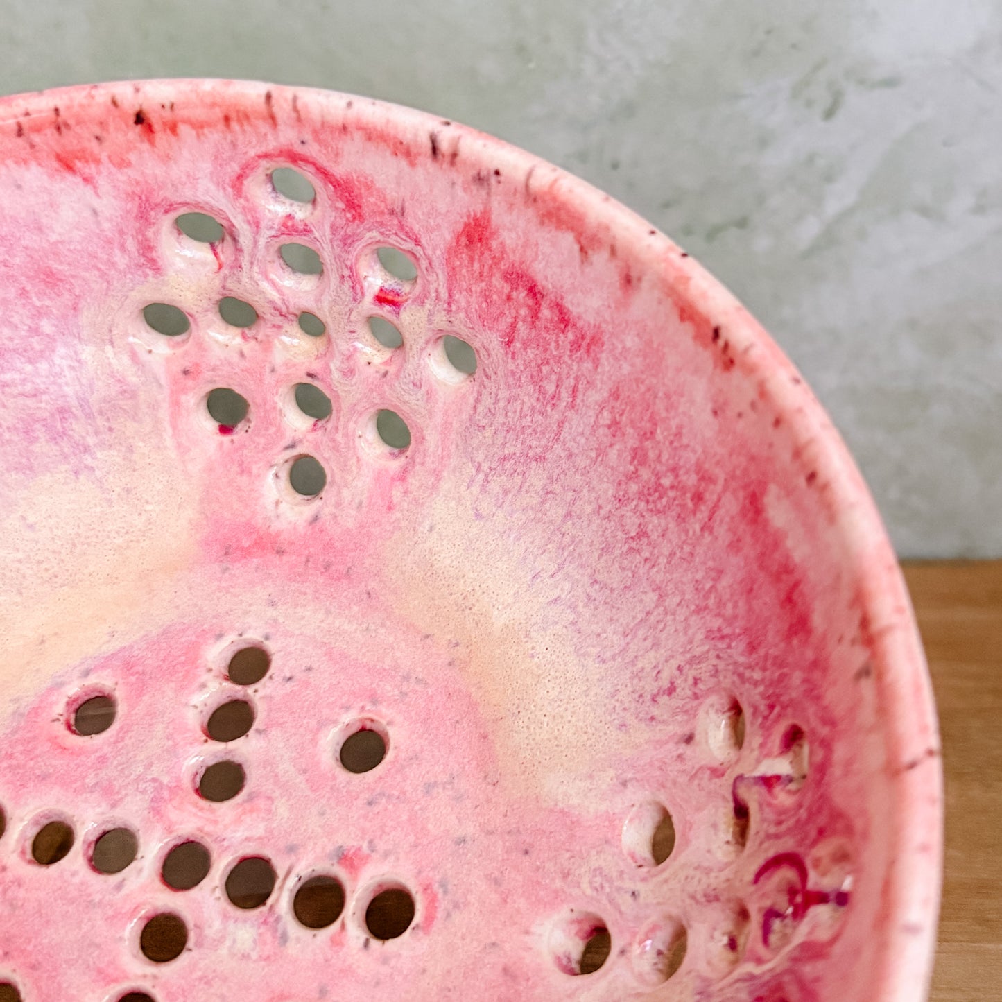 6" Bubble Gum Pink Berry Bowl