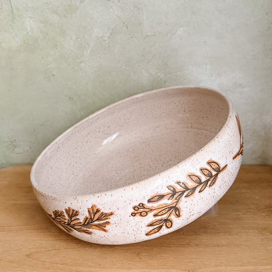 10" Speckled Wildflower Serving Bowl (Copy)