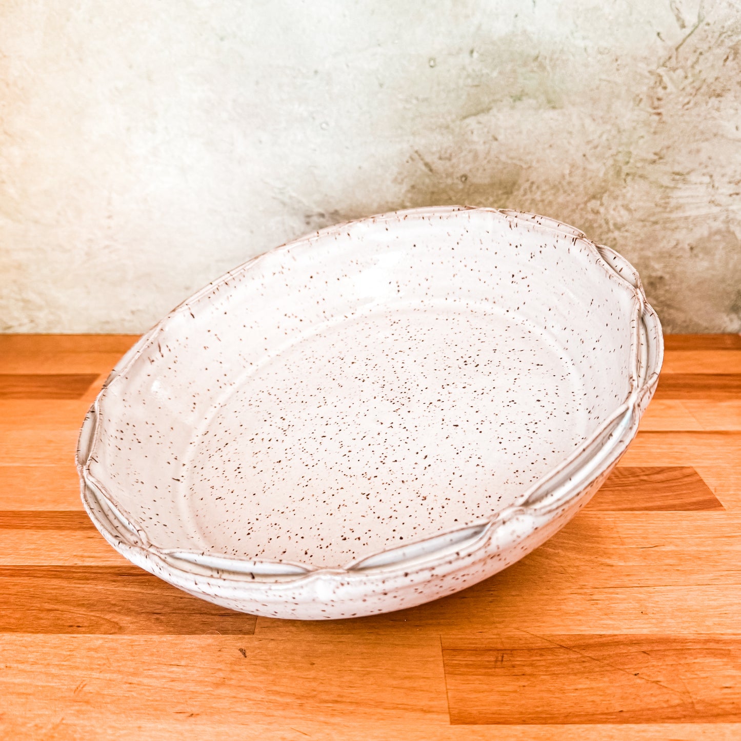 Split Rim Pie Dish